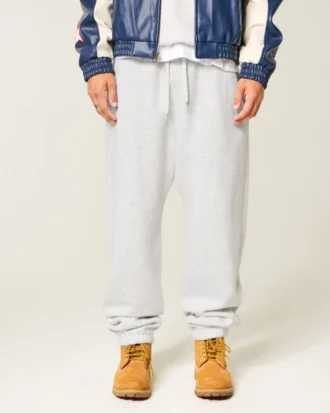 Baggy joggingbroek met trekkoord