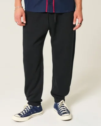 Baggy joggingbroek met trekkoord