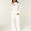 Baggy joggingbroek met zuurstokjesprint