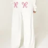 Baggy joggingbroek met zuurstokjesprint