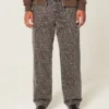 Baggy Painter-jeans met luipaardprint Baggy Painter-jeans met luipaardprint