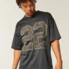 Baggy Pattern Graphic Jersey Baggy Pattern Graphic Jersey