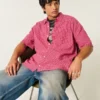 Baggy shirt met korte mouwen Baggy shirt met korte mouwen