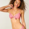Bandeau-bikinitop met strik aan de voorkant