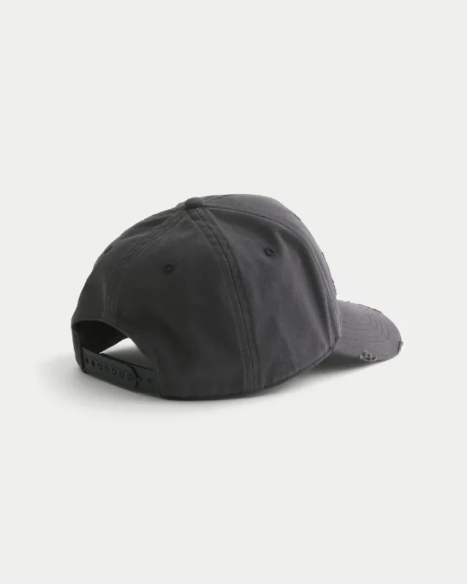 Baseballpet met distressed applicatie
