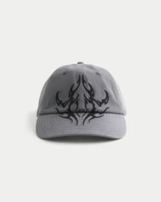 Baseballpet met tatoeage-borduursel
