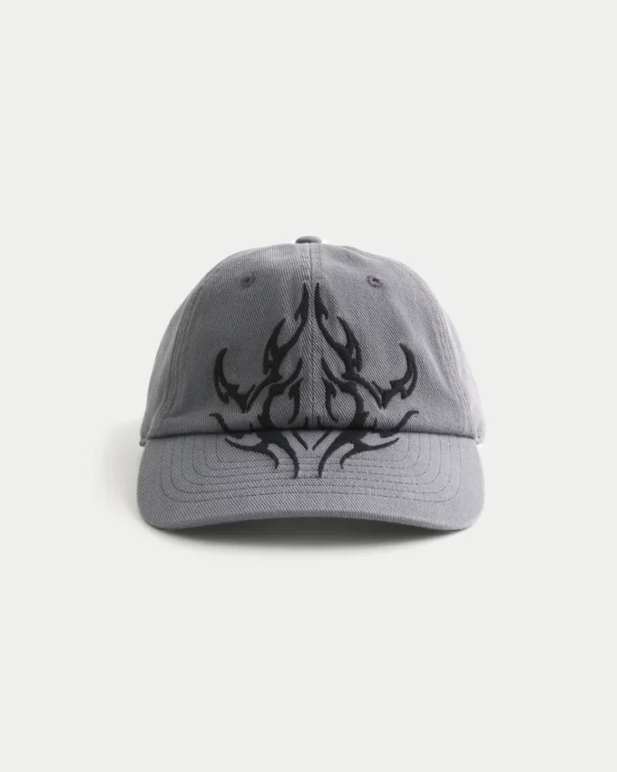 Baseballpet met tatoeage-borduursel