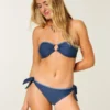 Bikini-broekje met gestikte zijbandjes