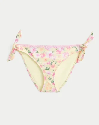 Bikini-broekje met gestikte zijbandjes