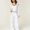 Blauwe camouflage baggy joggingbroek