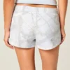 Blauwe camouflage fleece minishort Blauwe camouflage fleece minishort