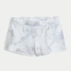 Blauwe camouflage fleece minishort Blauwe camouflage fleece minishort