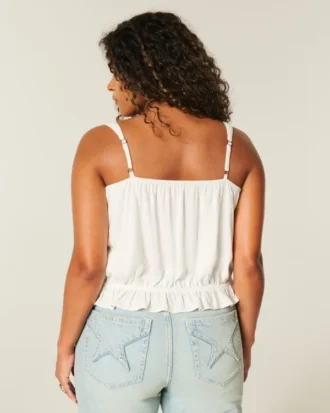 Blouse met gemakkelijk te strikken taille