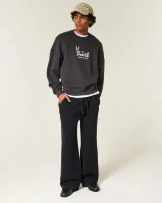 Bootcut joggingbroek