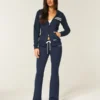Bootcut joggingbroek met cijferprint Bootcut joggingbroek met cijferprint