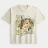 Boxy Baylor University Bears T-shirt met opdruk