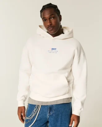 Boxy BWT Alpine Formule 1 Team Graphic Hoodie