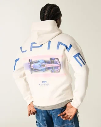Boxy BWT Alpine Formule 1 Team Graphic Hoodie