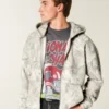 Boxy Camo Zip-Up Hoodie Boxy Camo Zip-Up Hoodie