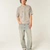 Boxy Crop Heavyweight T-shirt met luipaardprint Boxy Crop Heavyweight T-shirt met luipaardprint