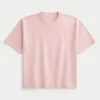 Boxy Crop Heavyweight Washed Crew T-shirt Boxy Crop Heavyweight Washed Crew T-shirt