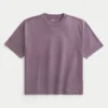 Boxy Crop Heavyweight Washed Crew T-shirt Boxy Crop Heavyweight Washed Crew T-shirt