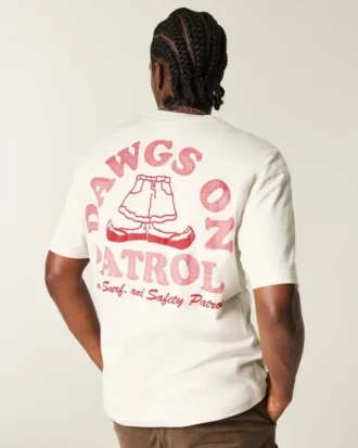 Boxy Dawgs on Patrol T-shirt met print