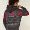Boxy Dodge Challenger Graphic Hoodie Boxy Dodge Challenger Graphic Hoodie