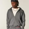 Boxy Dodge Viper grafische hoodie met ritssluiting Boxy Dodge Viper grafische hoodie met ritssluiting
