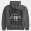 Boxy Dodge Viper grafische hoodie met ritssluiting Boxy Dodge Viper grafische hoodie met ritssluiting