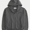 Boxy Dodge Viper grafische hoodie met ritssluiting Boxy Dodge Viper grafische hoodie met ritssluiting