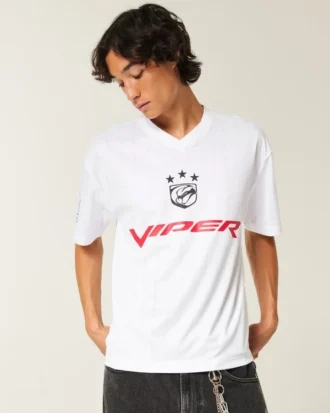 Boxy Dodge Viper Graphic voetbalshirt