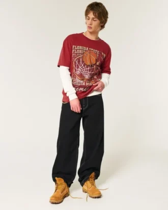Boxy Florida State University Graphic Tee