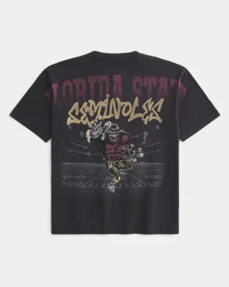 Boxy Florida State University Seminoles T-shirt met print