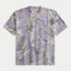 Boxy Heavyweight Camo Crew T-shirt