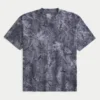 Boxy Heavyweight Camo Crew T-shirt