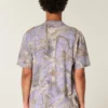 Boxy Heavyweight Camo Crew T-shirt