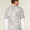 Boxy Heavyweight Camo Crew T-shirt