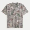 Boxy Heavyweight Camo Crew T-shirt Boxy Heavyweight Camo Crew T-shirt
