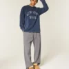 Boxy Heavyweight Long-Sleeve New York State Graphic Tee Boxy Heavyweight Long-Sleeve New York State Graphic Tee