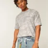 Boxy Heavyweight Micro Logo T-shirt