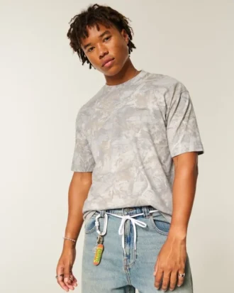 Boxy Heavyweight Micro Logo T-shirt