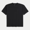 Boxy Heavyweight Micro Logo T-shirt