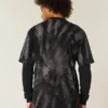 Boxy Heavyweight Tie-Dye Cotton Crew T-Shirt