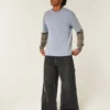 Boxy Heavyweight Washed Cotton Crew T-Shirt