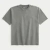 Boxy Heavyweight Washed Cotton Crew T-Shirt Boxy Heavyweight Washed Cotton Crew T-Shirt