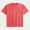 Boxy Heavyweight Washed Cotton Crew T-Shirt Boxy Heavyweight Washed Cotton Crew T-Shirt