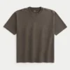 Boxy Heavyweight Washed Cotton Crew T-Shirt Boxy Heavyweight Washed Cotton Crew T-Shirt