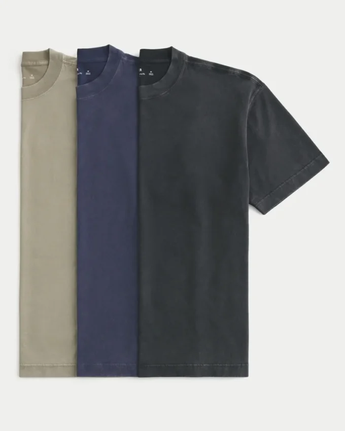 Boxy Heavyweight Washed Crew T-shirt 3-pack Boxy Heavyweight Washed Crew T-shirt 3-pack