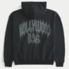 Boxy Hollywood grafische hoodie met ritssluiting Boxy Hollywood grafische hoodie met ritssluiting